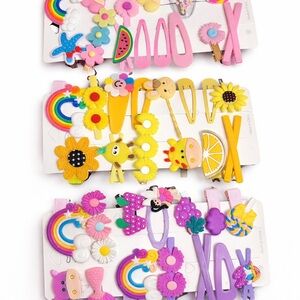 Colorful Kids Hair Clip Set